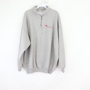 90s Mens 2XL XXL Austin Healey Half Zip Sweater